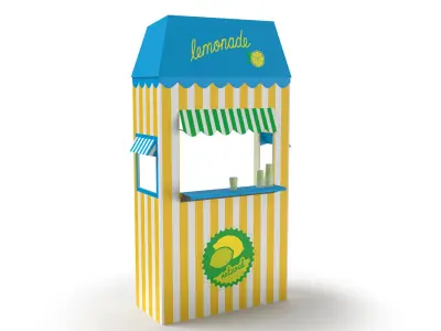 Lemonade Booth 3D Model