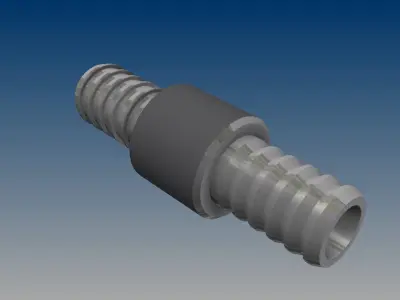 hose adapters for air and water 3D model