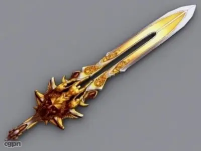 Blade Of Olympus Low-poly 3D model
