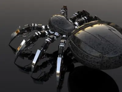 Spider 3D model 36