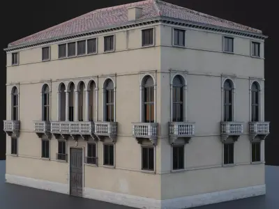 Italian Building 3D model