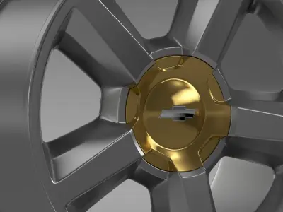 Chevrolet Suburban  LTZ 2007 rim 3D model