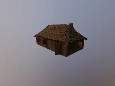 MEDIEVAL HOUSE 2 - LEVEL 1 by RogueFilmProductions 3D model
