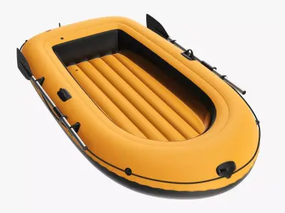 Boat inflatable 04 v2 3D model