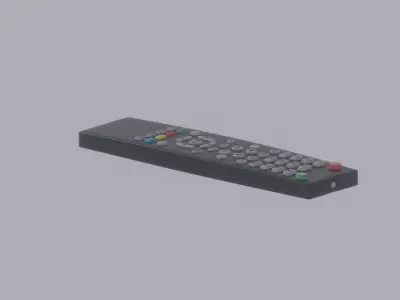 TV Remote Control 3D model