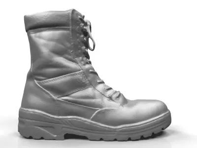 Military Boots Scan 3D model