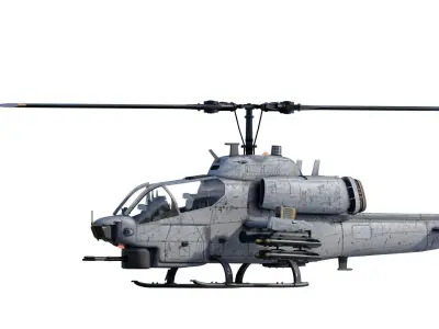 Bell AH-1 Super Cobra 3D model