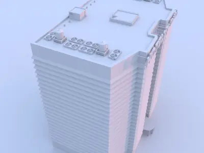 Sky Touch Hotel 3D model