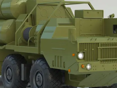 S-300 Missile System 3D model