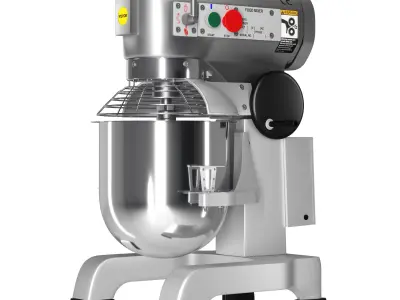 VEVOR Commercial Food Mixer 15Qt 3D model