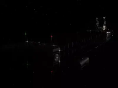 Heavy SciFi Cargo Freighter 3D model
