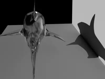 Glass Shark model 3D model