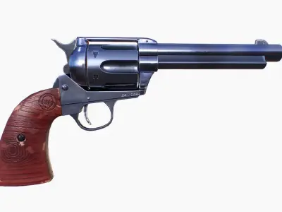 Colt Peacemaker SAA CO2 Low-poly 3D model