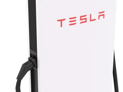 Tesla Supercharger V4 3D model