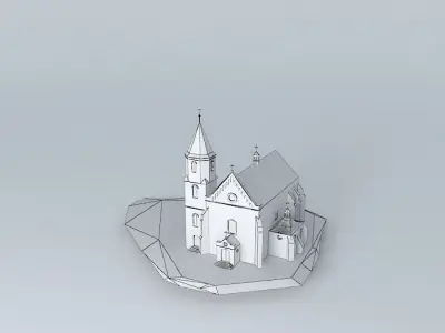 Shrine of Our Lady of Consolation in Pilsen Free 3D model