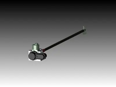 DIY boat engine Free 3D model