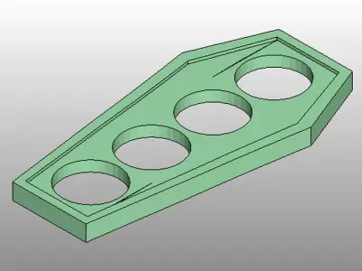 Brass Knuckle - Type 3 3D model