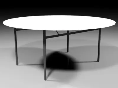 Banquet Table Free 3D model