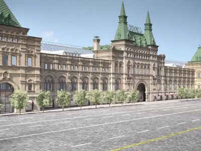 Moscow Red Square Russia 3D model