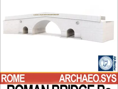 Roman Bridge Ba 3D model