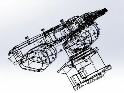 Large mechanical manipulator 3D model
