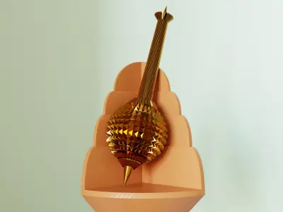 Weapon Low-poly 3D model