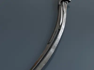 Fantasy Melee Weapon A2 Low-poly 3D model