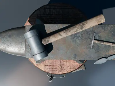 Medieval Assets Free low-poly 3D model