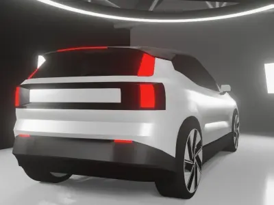 volvo EX30  Low-poly 3D model