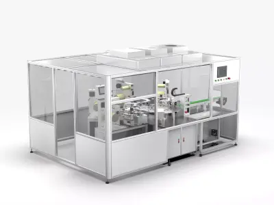 Multi-station Automatic Labeling Machine 3D model