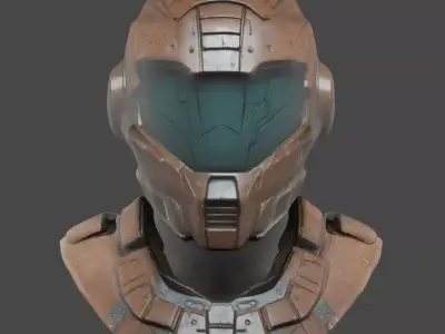 Mechanical wreckage 3D model