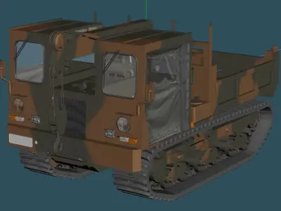 JGSDF Material carrier 2set 3D model