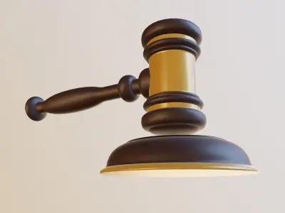 Judge Hammer 3D model