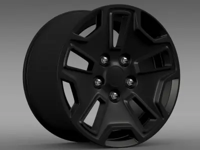 Jeep Wrangler Willys Wheeler Edition 2014 rim 3D model