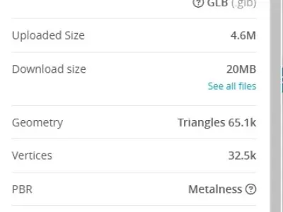 Blue Cane Gun by Tripo Free 3D model