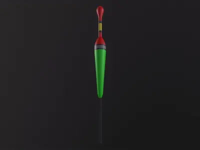 Fishing Float 3D Model Low-poly 3D model