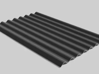 Sheet Metal 3D Model Free low-poly 3D model