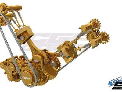 PINKI engine heartdesigned by cosic 3D model