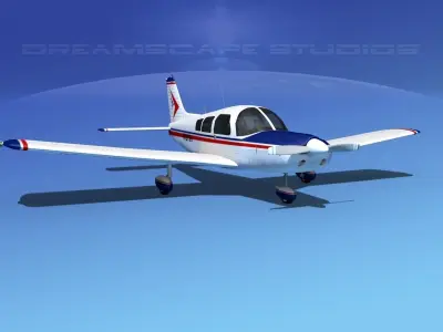 Piper PA-28 V12 3D model