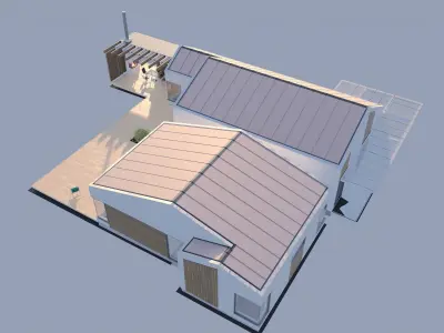 K6 model private house 3D model