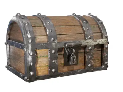 Treasure Chest Free 3D model purchase