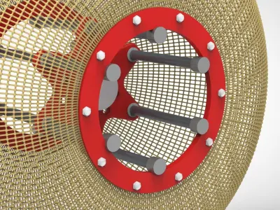 concept wheel 3D model