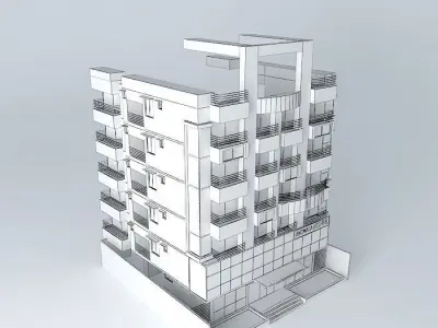 Hospital tempted 3D model