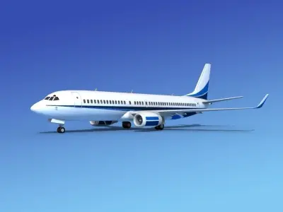 Boeing 737-800 Corporate 5 3D model