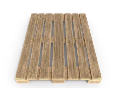 Wooden Pallet 3 3D model