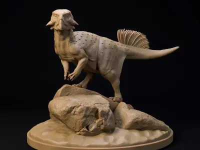  1-20 scale pre-supported dinosaur FREE model Free 3D print model
