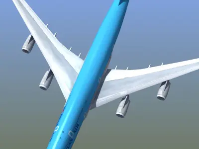 B747 Airliner 3D model