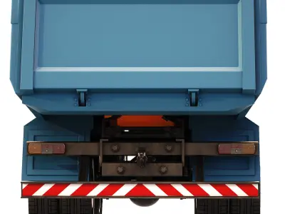 KrAZ 65055 dump truck 2004 3D model