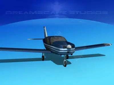 Socata TB-20 Trinidad V04 3D model
