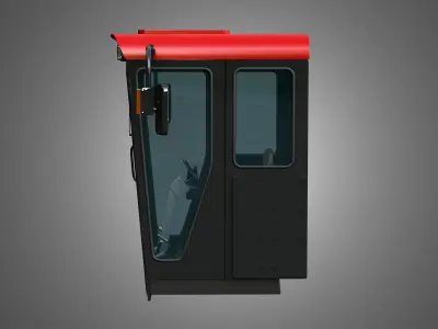 Case Combine 1688 Cabin 3D model